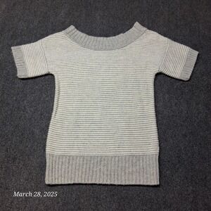 American Eagle Outfitters Boat Neck Short Sleeve Knit Sweater Women Size Medium
